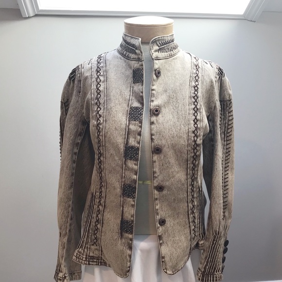 Vintage Jackets & Blazers - Gorgeous Cottagecore tan prairie jacket small